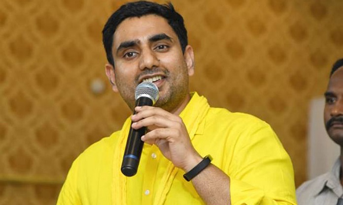 Nara Lokesh angry