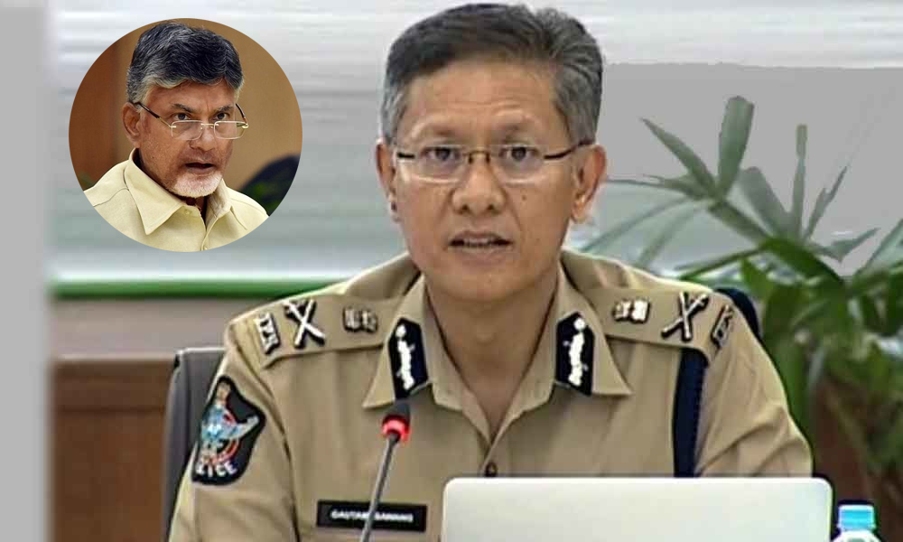 Inside Story : DGP Gautam Sawang has a personal appeal to Chandrababu Naidu