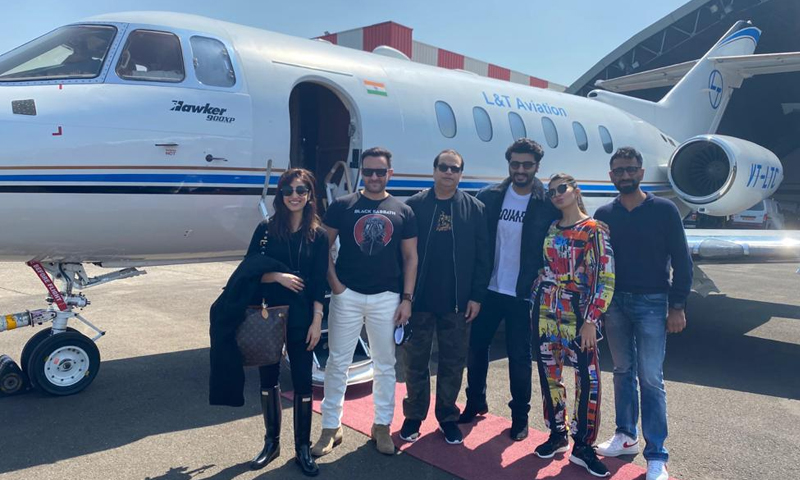 Saif Ali Khan along with his team flys to a hill station; Here’s Why 