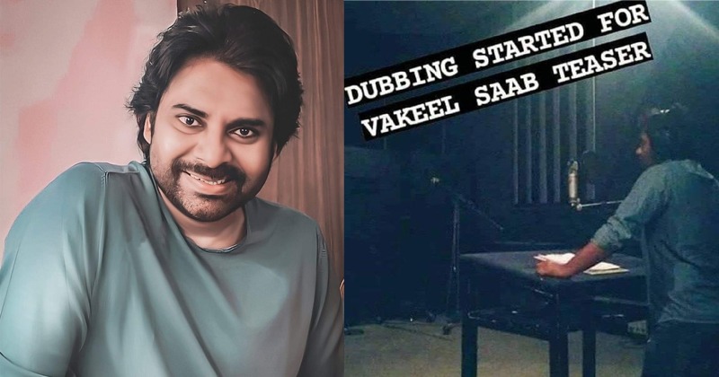 Pawan Kalyan Starts Dubbing for Vakeel Saab Teaser