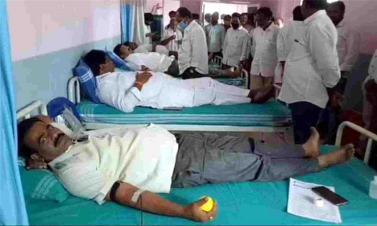 Record blood donation on Jagan Reddy’s birthday