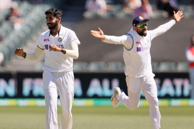Adelaide Test: Bumrah scalps two after India get all out for 244