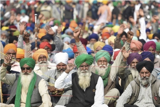 Farmers’ protest on Delhi borders continues for 15th day