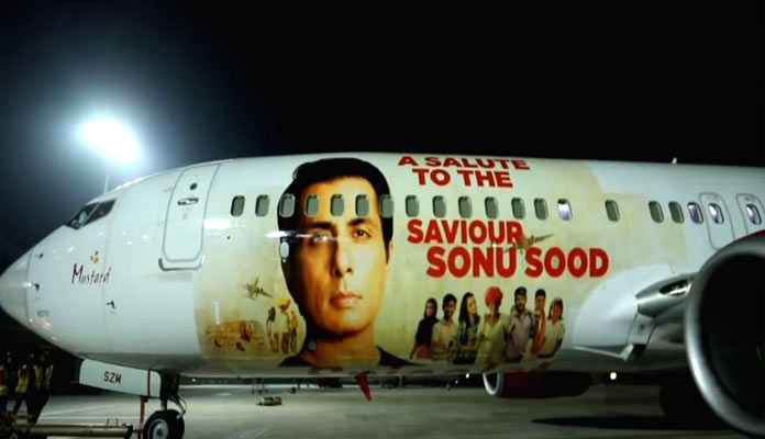 Sonu Sood Gets Aircraft Livery