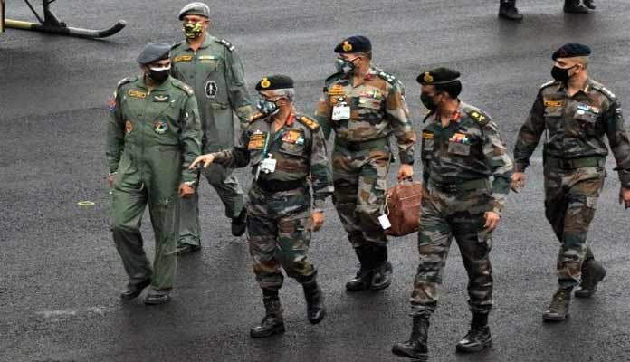 Indian Army Chief Reviews Operation preparedness along China border