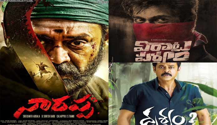 Narappa, Drishyam 2 and Virata Parvam head for OTT