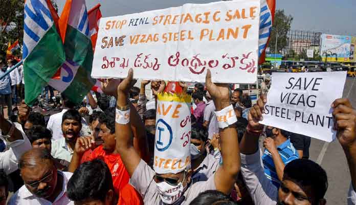 Employees intensify stir against Vizag Steel Plant privatisation