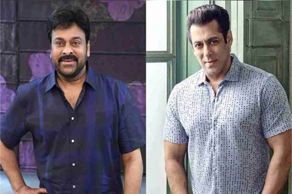 Chiranjeevi,Salman Khan’s sensation in Lucifer remake?