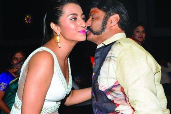 Trisha romancing Balakrishna as?