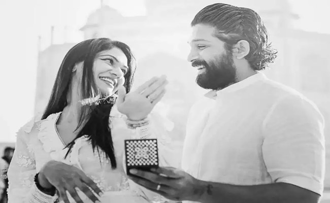 Allu Arjun celebrates his wife’s B-Day in style