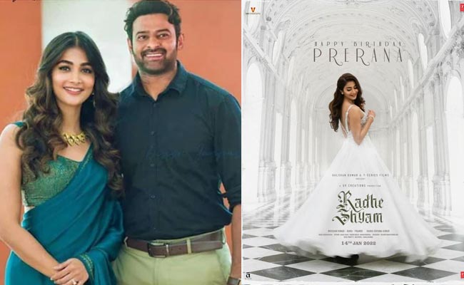 Prabhas’ birthday wishes to Pooja Hegde revealing her look in Radhe Shyam