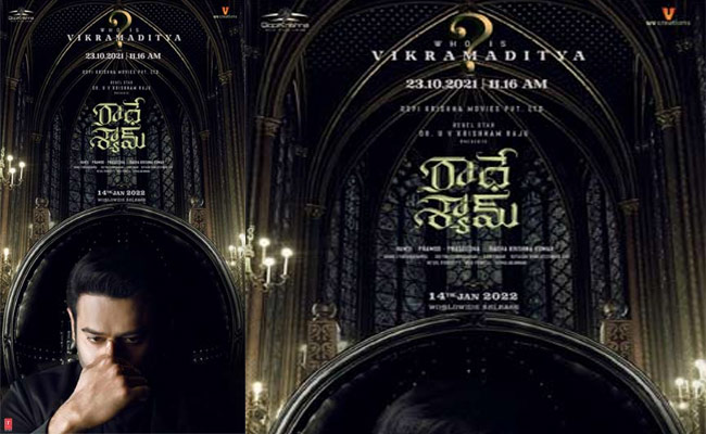 Prabhas Announces Radhe Shyam Teaser Launch Date
