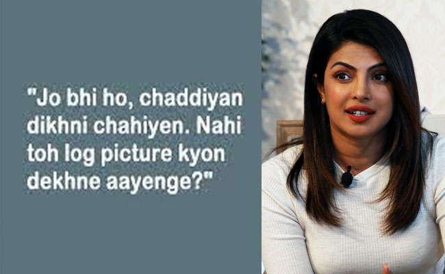 Priyanka Chopra’s shocker: ‘Director asked me to flash panties’
