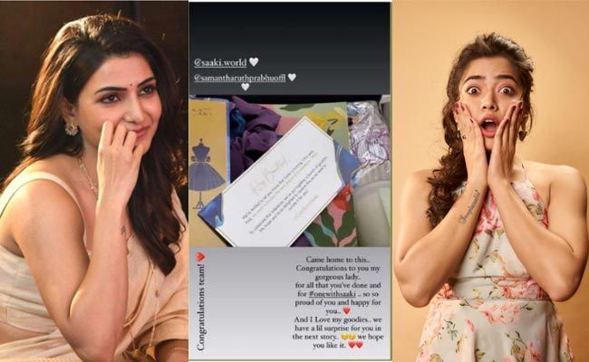 Samantha surprises Rashmika