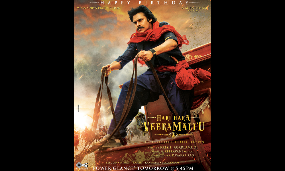 Pawan Kalyan sparkles in a regal avatar in historical drama Hari Hara Veera Mallu’s latest poster, leaving fans craving for more