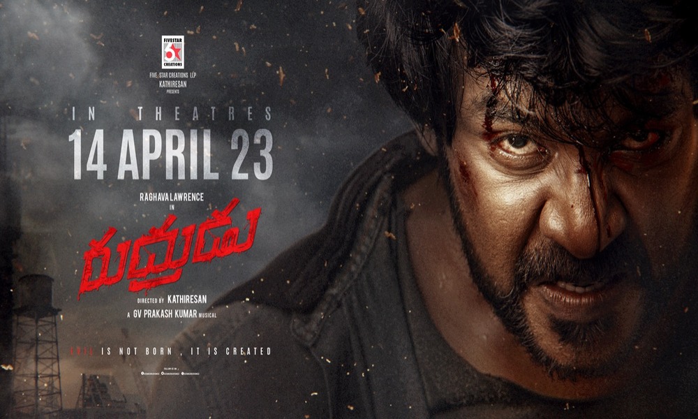 Raghava Lawrence, Kathiresan, Five Star Creations LLP’s Rudhrudu To Release In Theatres On 14th April 2023