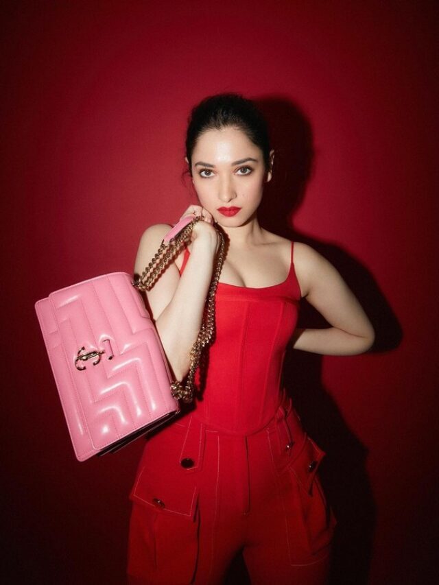 Tamannaah Looks Fabulous in Red Outfit