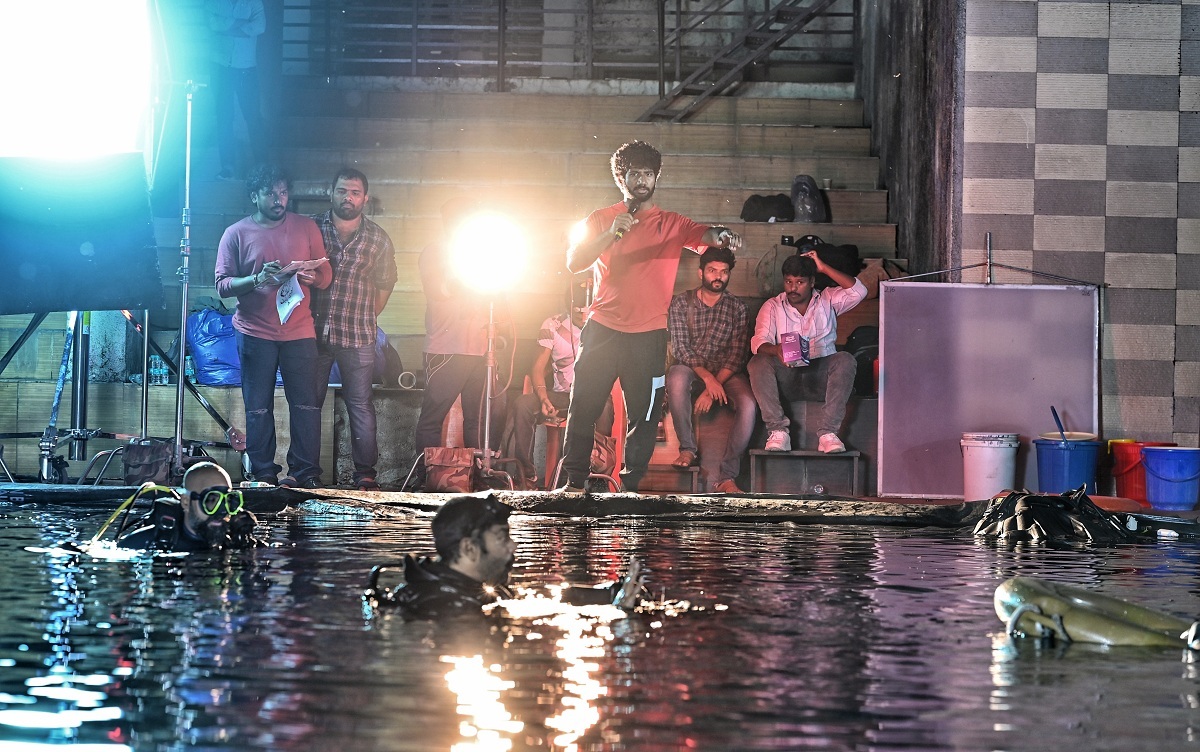 Underwater Sequence For Their Pan-India Movie HANU-MAN