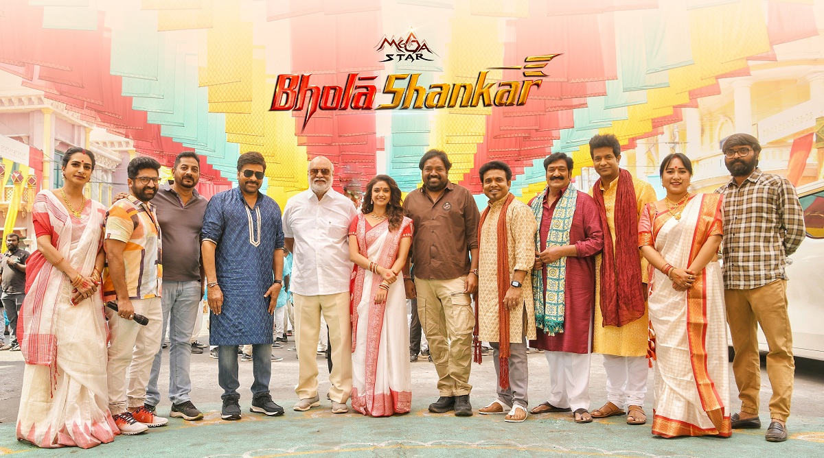 K Raghavendra Rao Visits The Set Of ‘Bholaa Shankar’