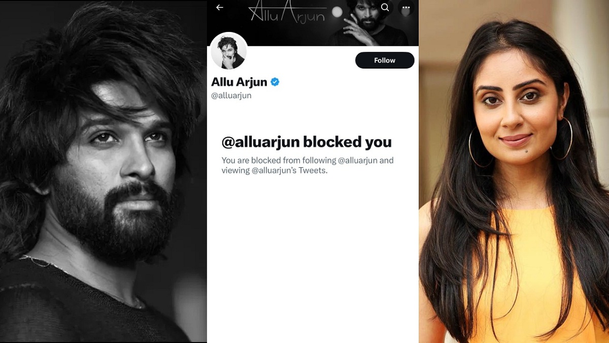Allu Arjun Unblocks His Heroine