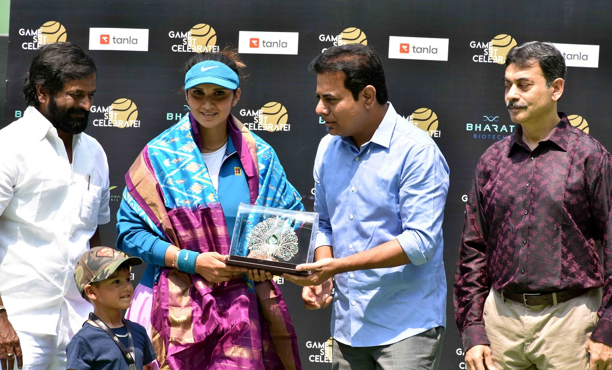 Sania Mirza Farewell Exhibition Match at LB Stadium