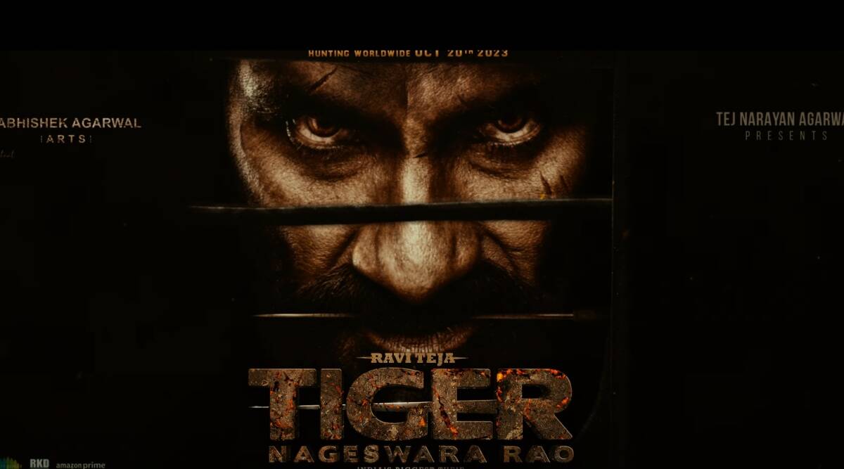 The Ferocious First Look Of Ravi Teja From Tiger Nageshwar Rao Is Out
