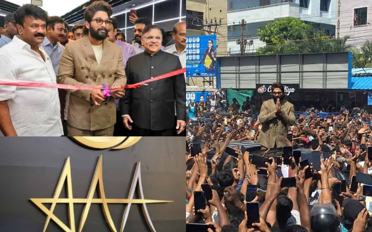 Allu Arjun Launched ‘AAA Cinemas’ The Opening Ceremony Is A Grand Affair