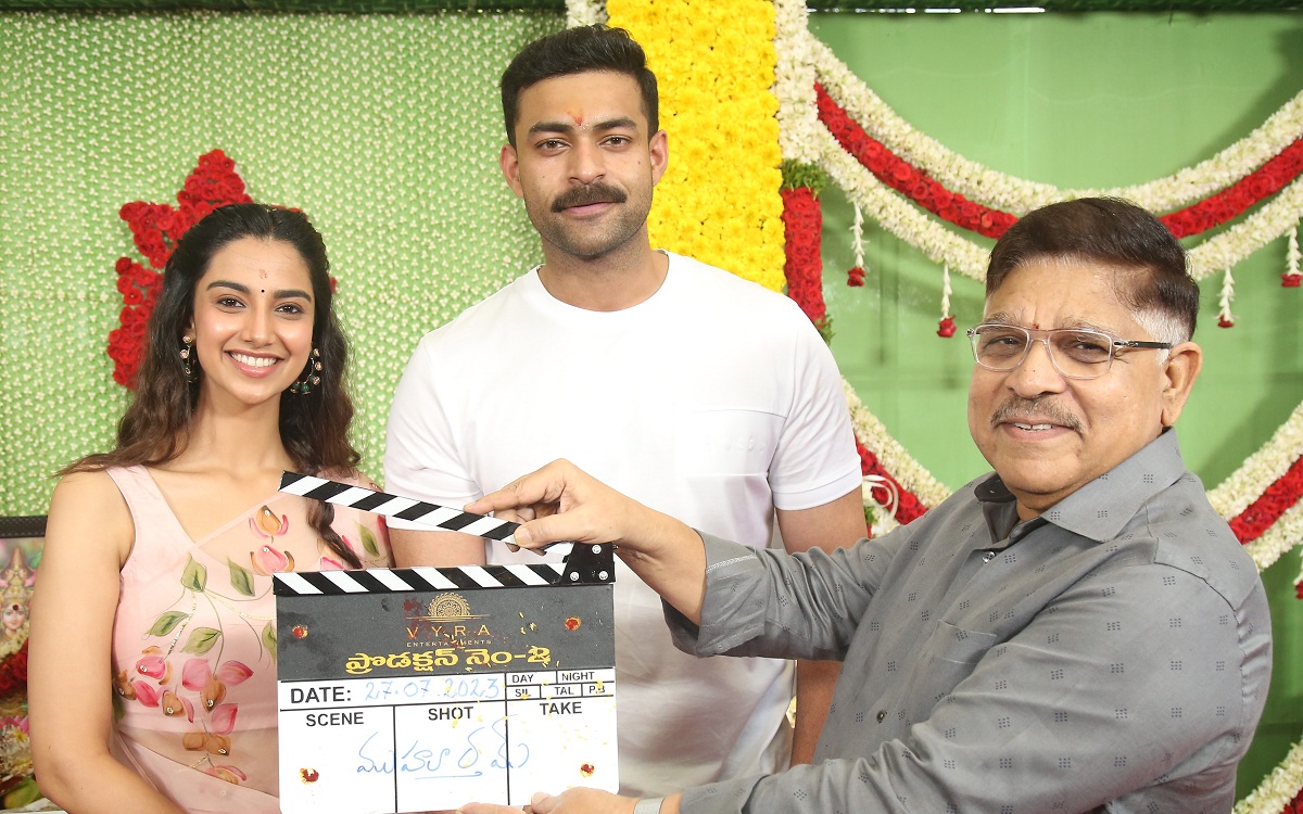 Varun Tej #VT14 Titled Matka, Launched With Pooja Ceremony