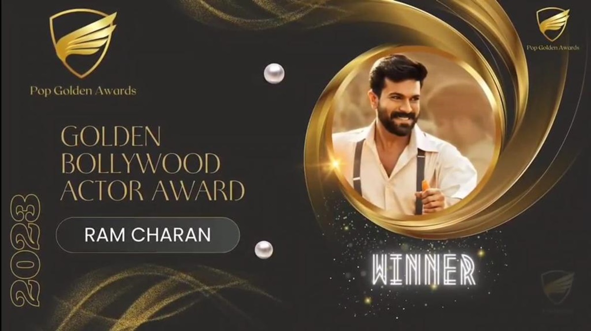 Ram Charan Wins ‘Golden Bollywood Actor Of The Year’ Proving His Global Appeal