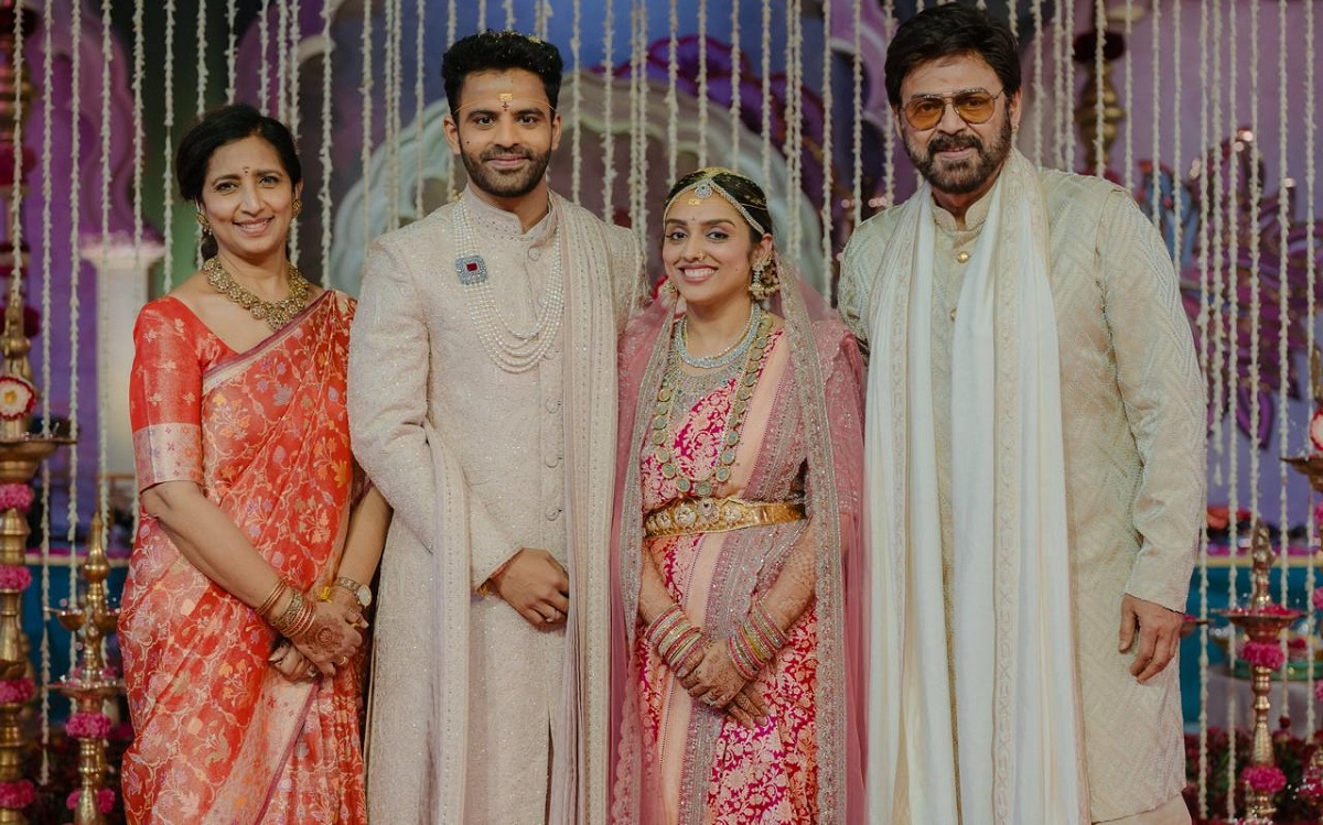 Venkatesh’s Younger Daughter Havyavahini Weds Dr Nishanth In A Grand Ceremony