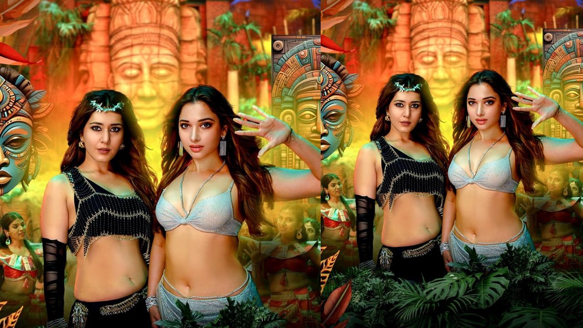 Tamannaah & Raashi Khanna’s Glamour Show In The Foot-tapping Promo Song From BAAK